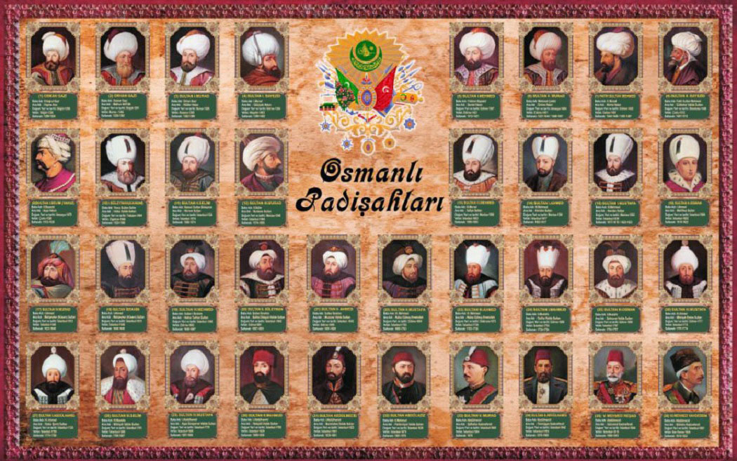 Osmanl Padi ahlar Kronolojik S ralamas Ve D nemleri Osmanl Padi ahlar Kronolojik S ralamas Ve D nemleri